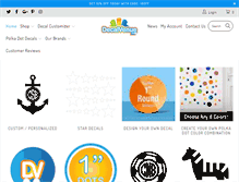Tablet Screenshot of decalvenue.com